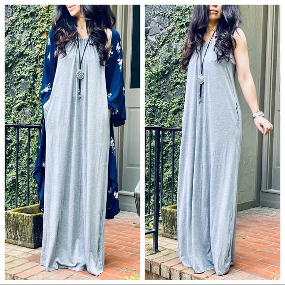 ShopEvelynne Dresses & Skirts - ✨LAST ONE✨GREAT TANK SIDE POCKET MAXI DRESS